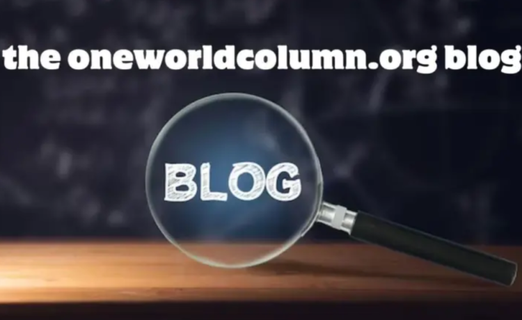 the oneworldcolumn.org #blog