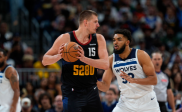 denver nuggets vs timberwolves match player stats