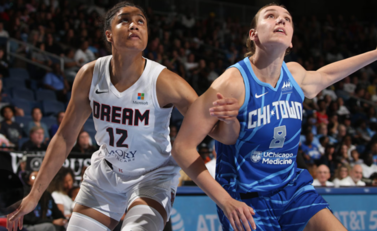 chicago sky vs atlanta dream match player stats